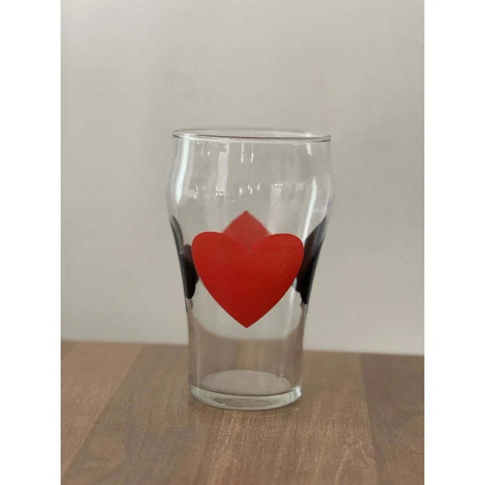 Poker Playing Card Drinking Cocktail Glass Vintage Glassware Unique Barware 32oz